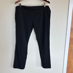 Elegant Black Straight Leg Women's Maternity Pants